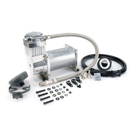 VIAIR Silver Compressor Kit, 24V, 33Prcnt Duty, S 32538